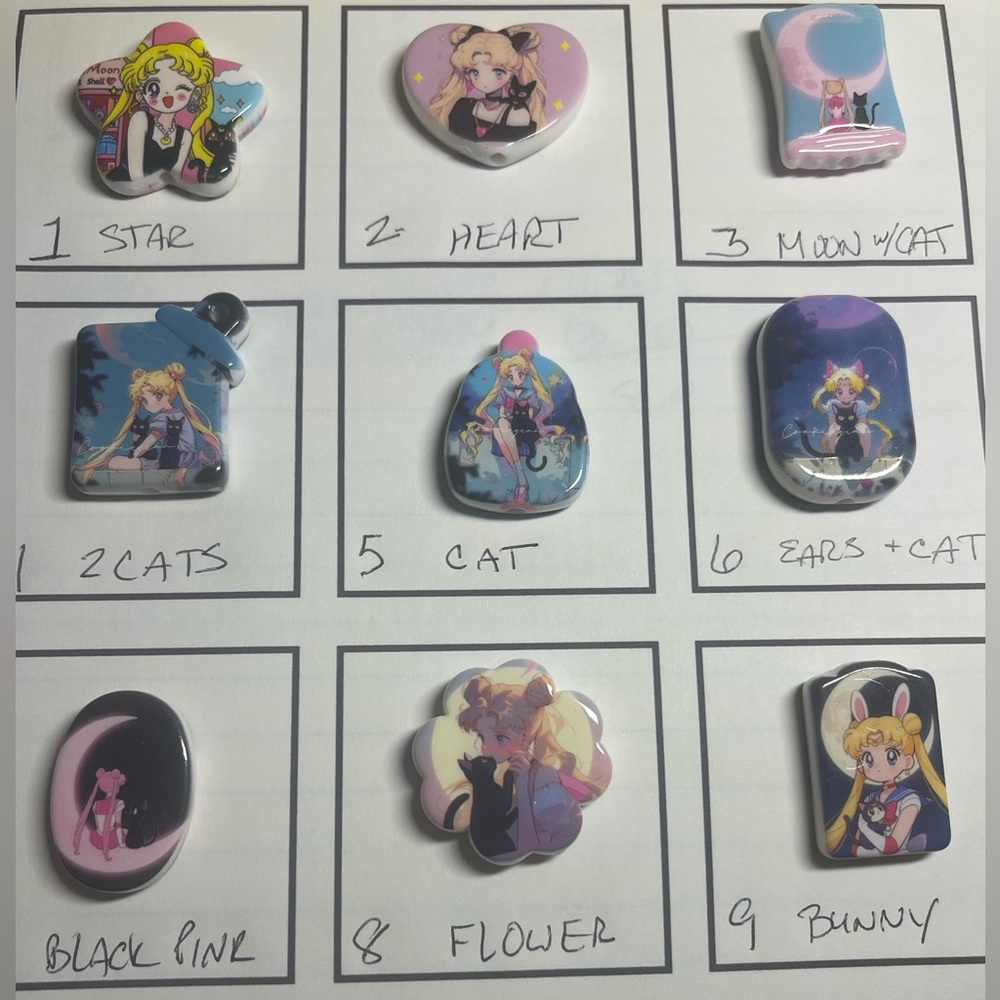 SAILOR MOON - Anime series- Build your pen. VARIOUS CHOICES